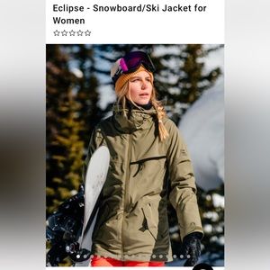 Womens snow jacket snowboarding ski